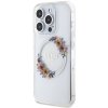 Guess GUHMP15LHFWFCT iPhone 15 Pro 6.1 transparent hardcase IML Flowers Wreatch MagSafe